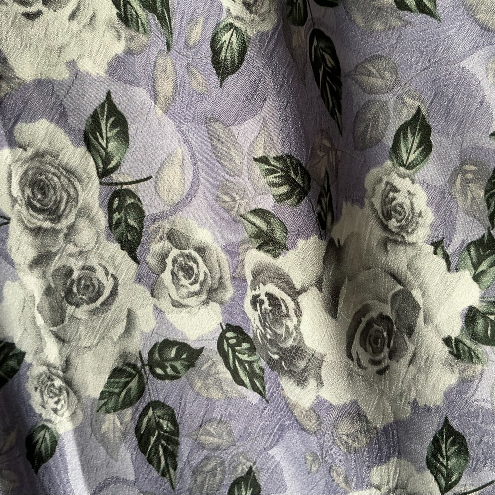 PETAL & PUP Marjorie Sweetheart Neck MIDI Dress Roses Floral Puff Sleeve Sz S - Picture 8 of 13